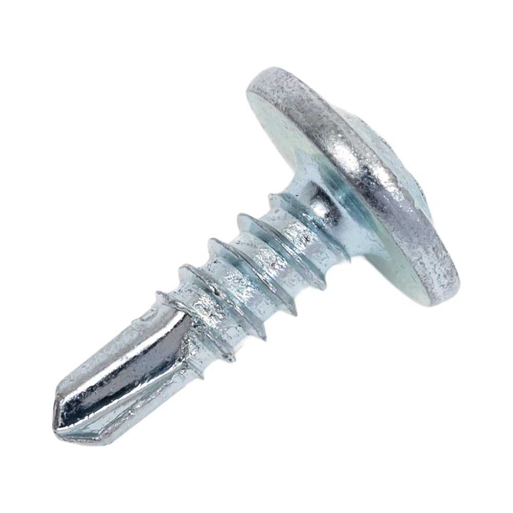 Изображение товара Саморез с прессшайбой НАКРЕПКО со сверлом 4,2x14, оцинкованный, 1 кг