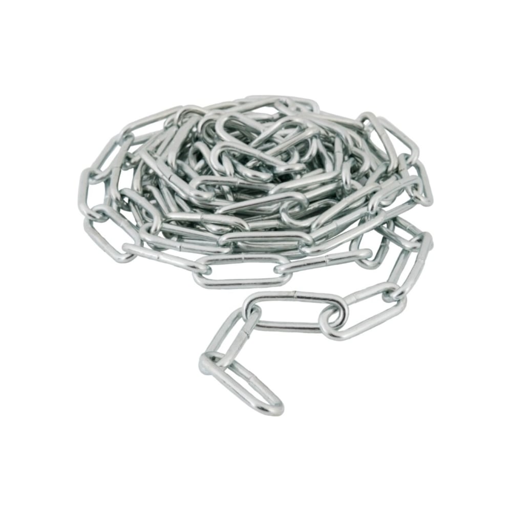 Изображение товара Цепь с длинным звеном НАКРЕПКО 2 мм 5 м оцинкованная для бытовых нужд