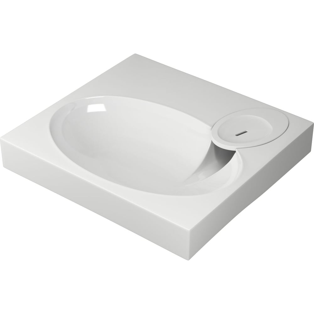 Изображение товара Комплект для ванной Bauedge BAU 4 в 1 раковина над стиральной машиной с сифоном смесителем и аксесс