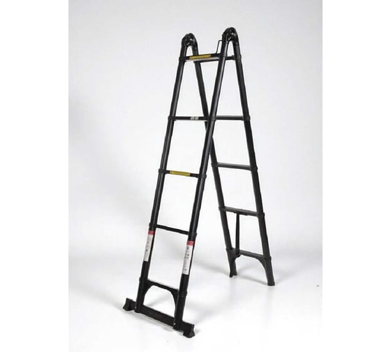 Изображение товара Лестница стремянка телескопическая WORKY стальная 2,1/4,2м, 5/10 ступеней ARD259950