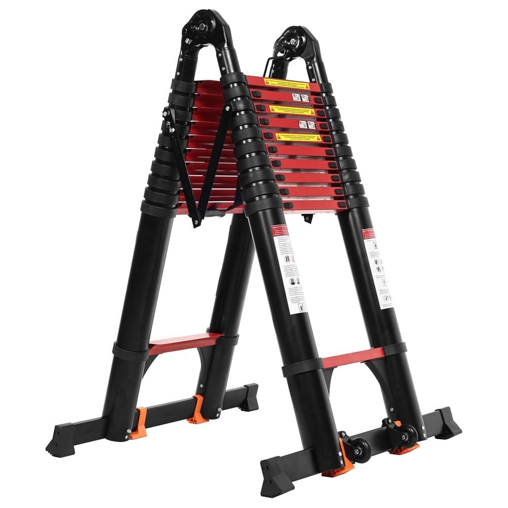 Изображение товара Телескопическая стремянка WORKY BLACK 8м 10+10 ступеней ARD259962