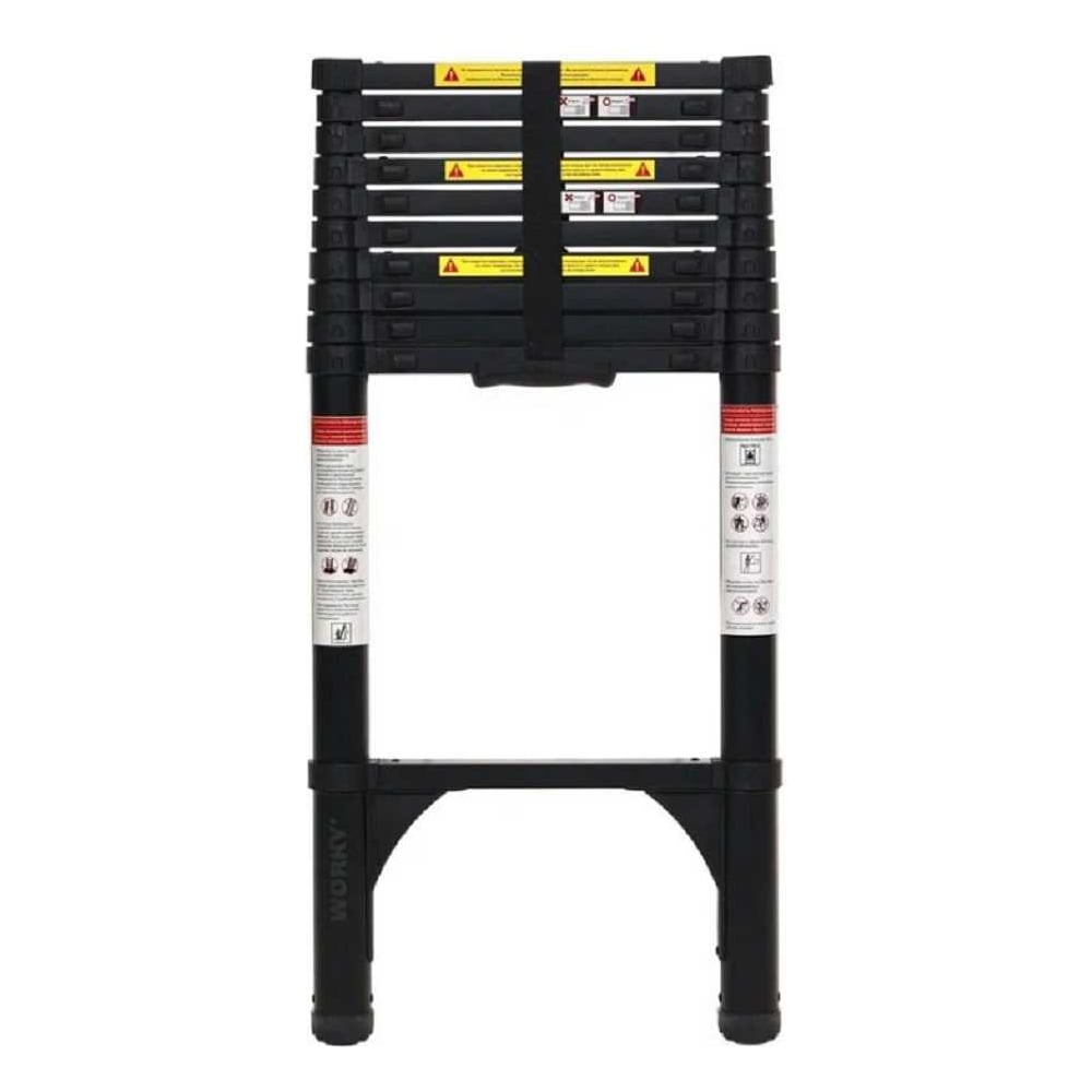 Изображение товара Телескопическая стальная лестница WORKY 5,1м 13 ступеней ARD259947