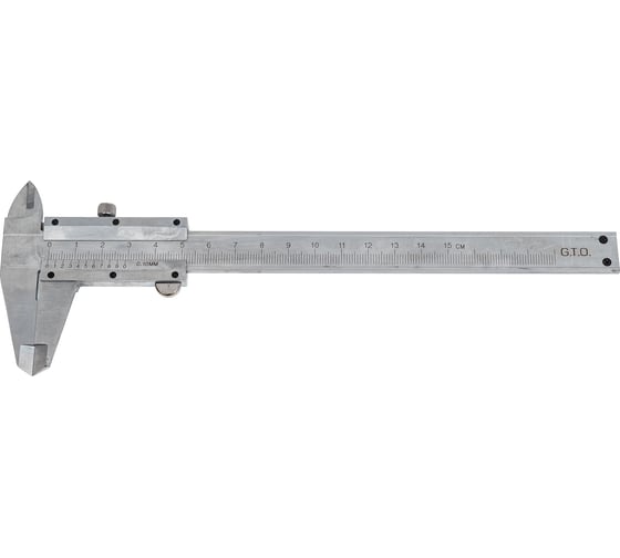 Изображение товара Штангенциркуль ОПМ 58080002 1 ШЦ-I-150 0,1 кл.1, двусторонний, с глубиномером, 1 шт УТ000095284