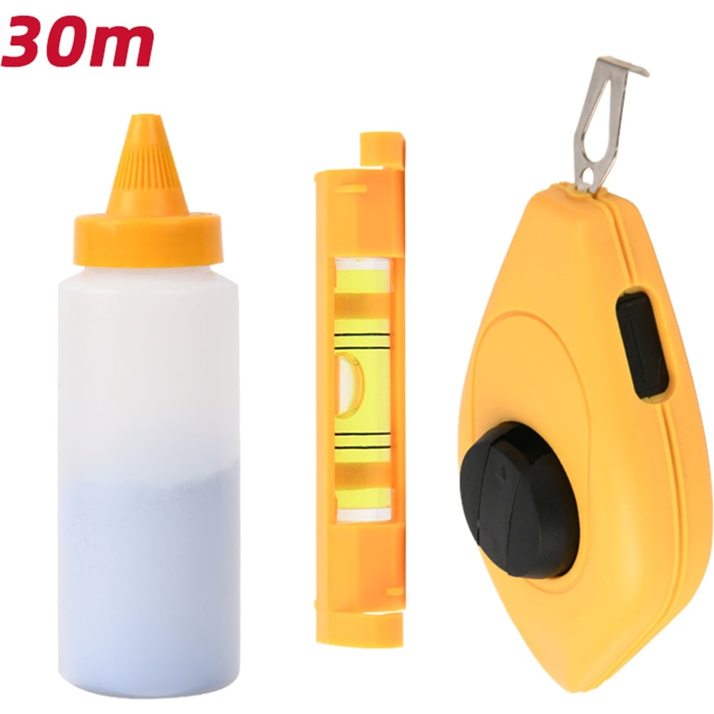 Изображение товара Шнур разметочный с мелом и уровнем DELI 30 метров DL25 169212