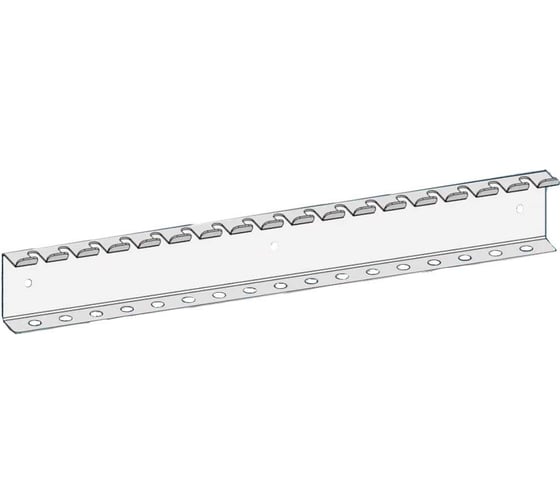 Изображение товара Держатель для отверток для гаража, мастерской Parallax 230 мм, двойной металлический, настенный, белый лофт, навесной 523WN030050230-OTV