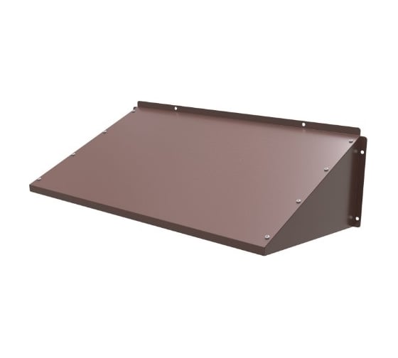 Изображение товара Защитный козырек для кондиционера коричневый 345х1050х600 1 мм кк1050