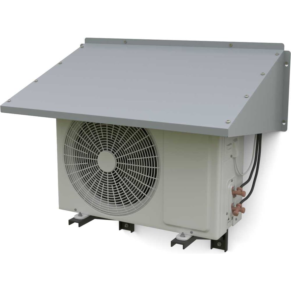 Изображение товара Защитный козырек для кондиционера серый 315х850х520 мм