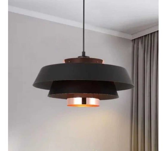 Изображение товара Светильник подвесной MAXLIGHT CAST 1025 BLACK, длина провода 1м, диаметр плафона 450 мм, 1* E27 00-00001264