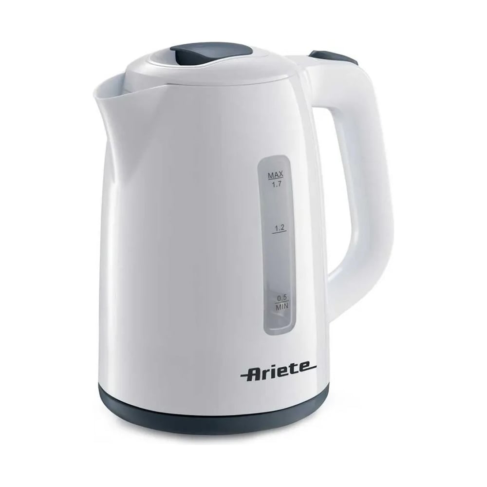 Изображение товара Чайник Ariete 2875 WH 00C287500AR0 с защитой от включения без воды и съемным фильтром, 2200 Вт, 1.7