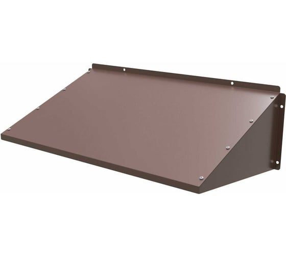 Изображение товара Защитный козырек для кондиционера коричневый 325х950х550 1.5 мм кк950У