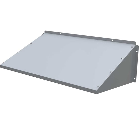 Изображение товара Защитный козырек для кондиционера АрсеналЪ УСИЛЕННЫЙ 345х1050х600 мм серый 1.5 мм кс1050У