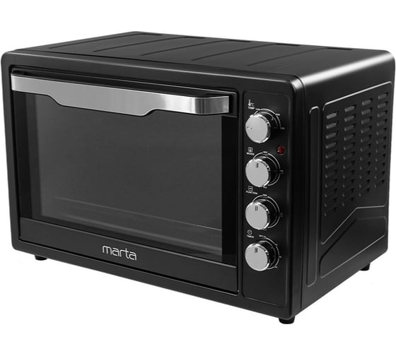 Изображение товара Духовой шкаф (мини-печь) MARTA MT-EO4291C черный жемчуг, 65 л, (Аэрофритюрница,конвекция,шашлычница) 42163