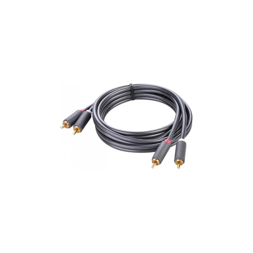 Изображение товара Кабель RCA Ugreen AV104 2RCA Male to 2RCA Male 5м черный