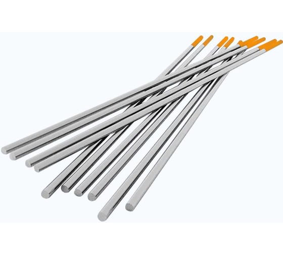 Изображение товара Электроды вольфрамовые Инсвартех WL-15, золотистые, 10 шт в пенале, d3.2 мм IST0016