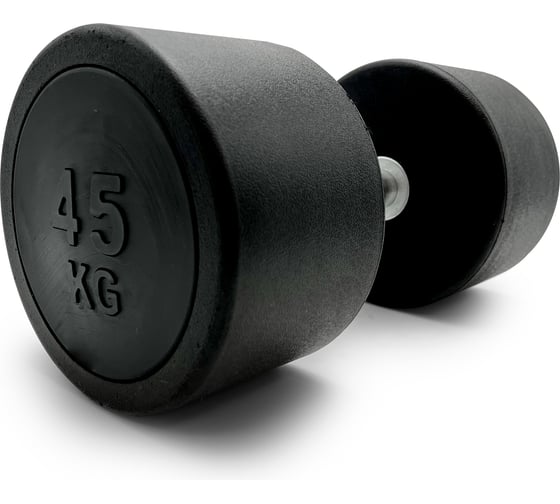 Изображение товара Гантель UNIXFIT PRO круглая, обрезиненная, 45 кг DBRND45PBK