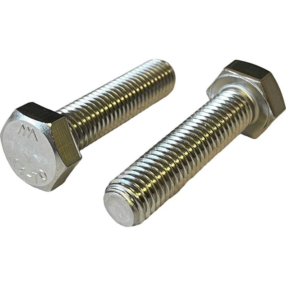 Изображение товара Болт М16x140 DIN 933 из нержавеющей стали А4 25 штук