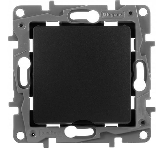 Изображение товара Вывод кабеля Legrand IP21 - Etika - с зажимом для кабеля - антрацит 672629