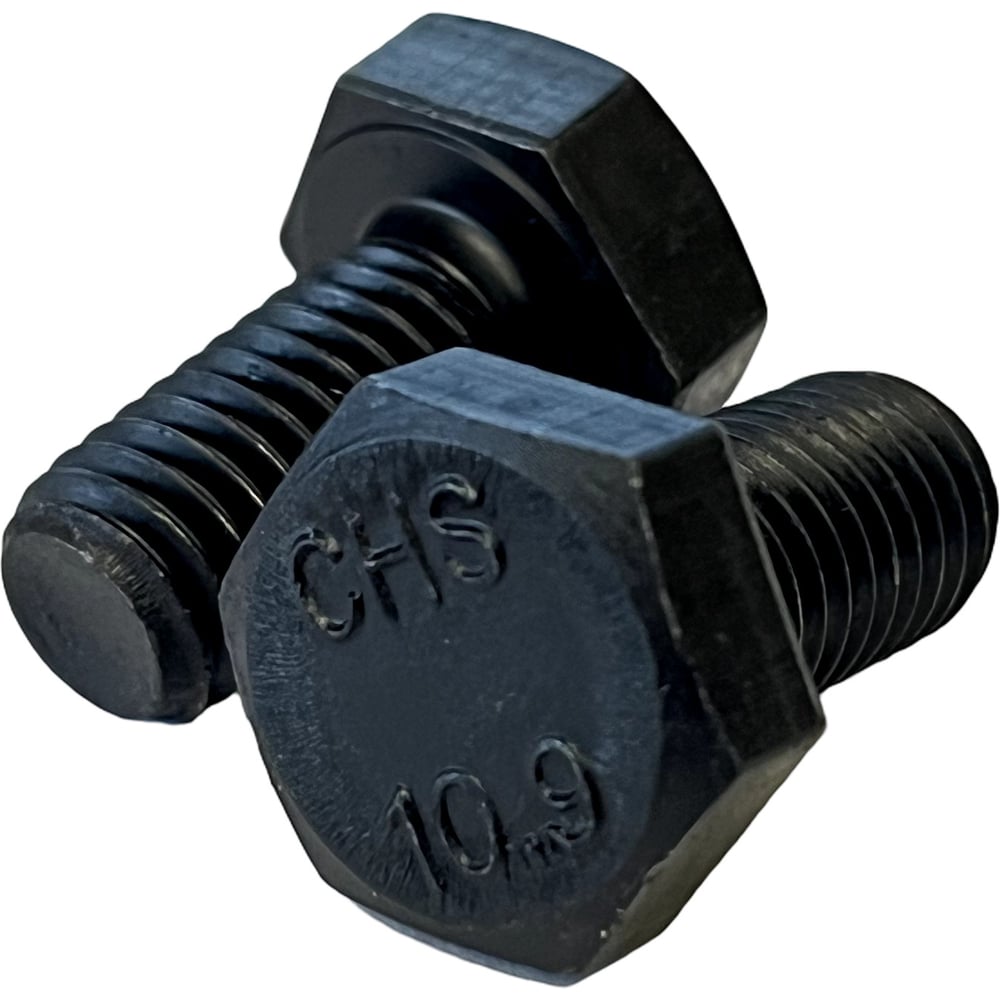 Изображение товара Болт М6x20 DIN 933 10.9 стальной шестигранный 500 шт