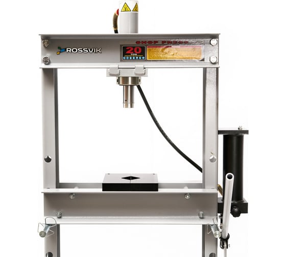 Изображение товара Пресс гидравлический ROSSVIK 20 тонн, напольный, с педалью, цвет серый RAL 7040 HJ0805C.7040