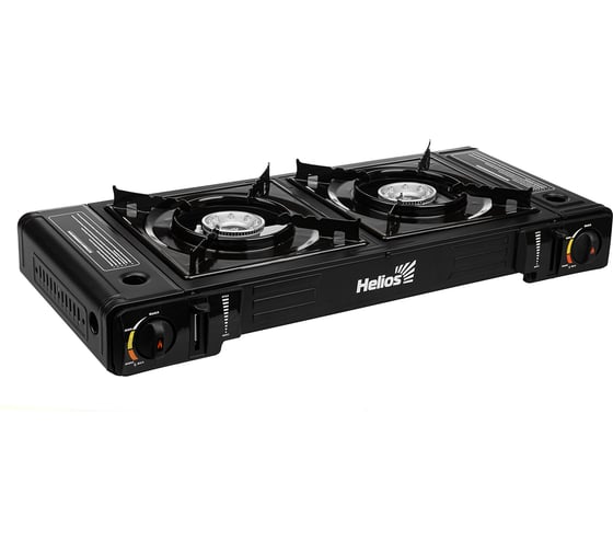 Изображение товара Плита газовая портативная двухконфорочная Helios HS-BDZ-2x155 00000369059