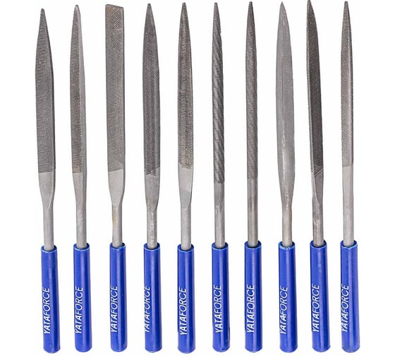 Изображение товара Набор разнопрофильных надфилей YATAFORCE 180 мм, 10 предметов YF-6165(60889)