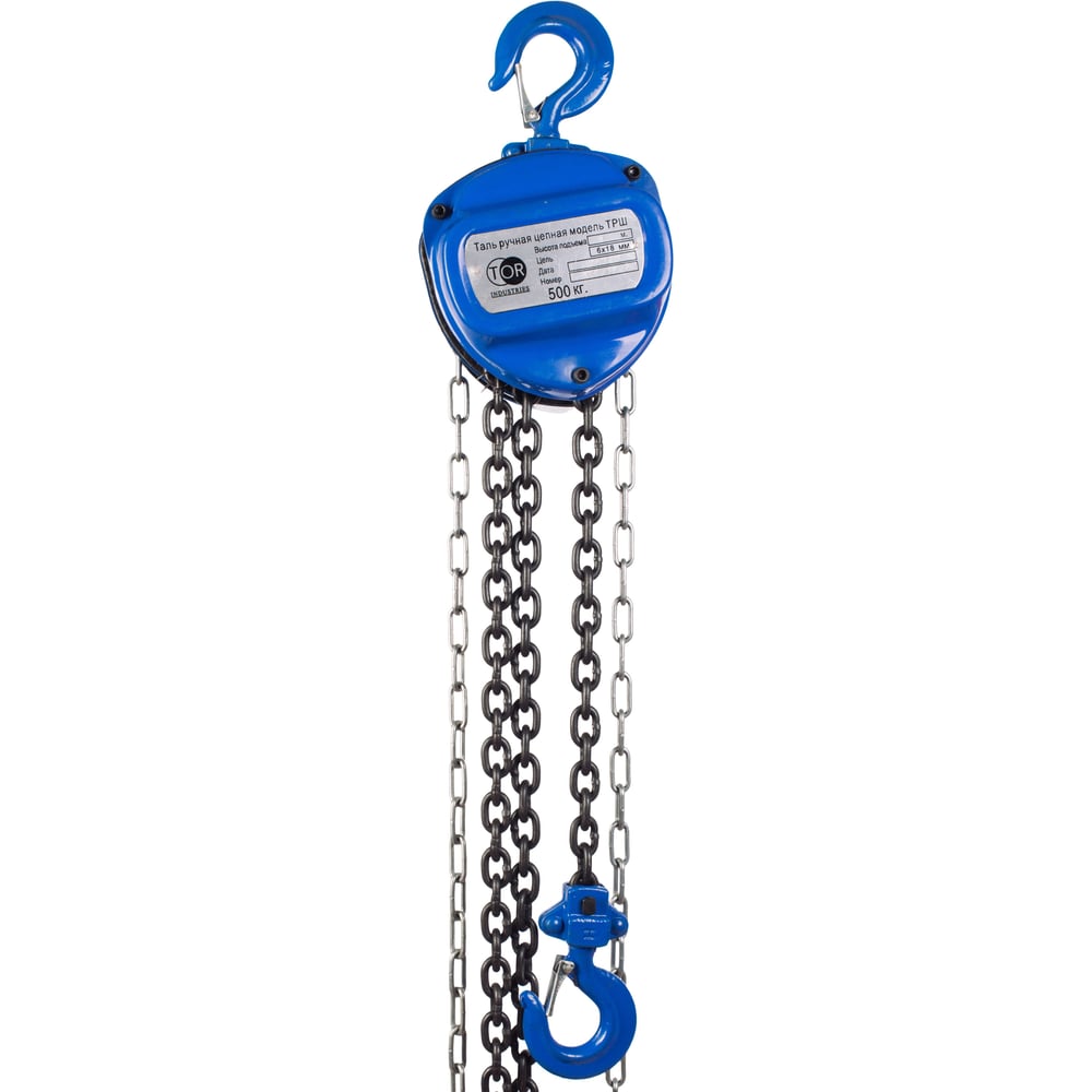 Изображение товара Ручная шестеренная таль TOR ТРШ C 0,5ТХ9М (серия G) 1022420