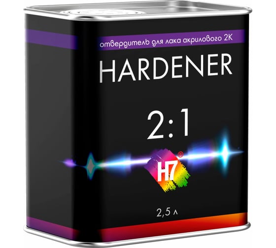Изображение товара Отвердитель для лака акрилового H7 2K 2:1 Optic clear 2,5 л 382574