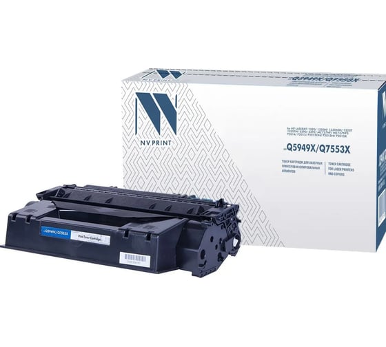 Изображение товара Картридж NV Print NVP совместимый, для HP LaserJet 1320/ 1320N/ 1320NW/ 1320T/ 1320TN/ 3390/ 3392/ M2727nf/ M2727nfs/ P2014/ P2015/ P2015dn/ P2015n/ P2015x (7000k NV-Q5949X/Q7553X