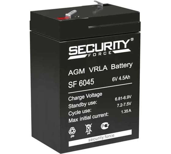 Изображение товара Аккумуляторная батарея Security Force SF 6045