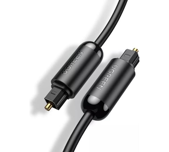Изображение товара Аудиокабель Ugreen AV122 (70890) Toslink Optical Male To Male Audio Cable, длина 1м. цвет черный 70890_