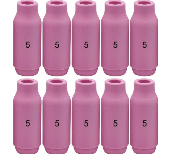 Изображение товара Сопло керамическое TIG Инсвартех 17-18-26 10N №5, 10 шт IST0175