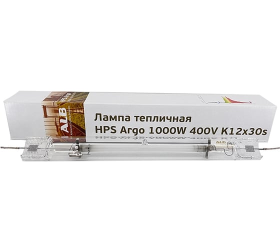 Изображение товара Газоразрядная лампа ALB HPS Agro-1000W-400V-K12x30s G5377