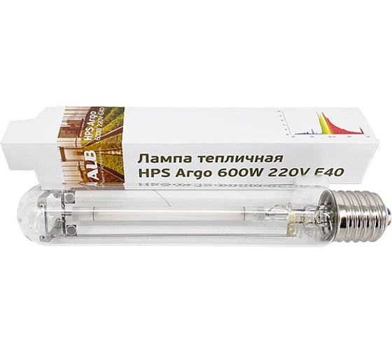 Изображение товара Газоразрядная лампа ALB HPS Agro-600W-220V-Е40 G5379