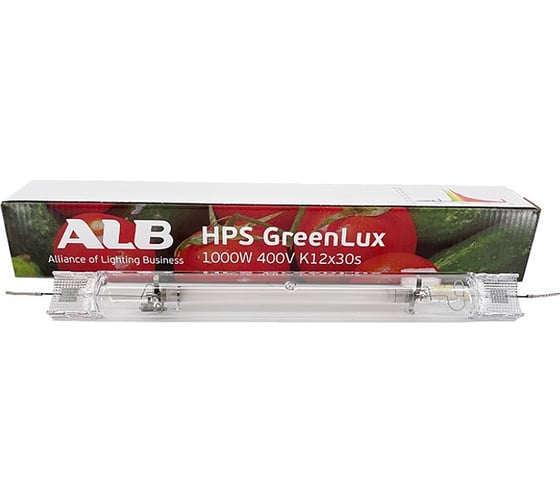 Изображение товара Газоразрядная лампа ALB HPS GreenLux-1000W-400V-K12x30s G5376