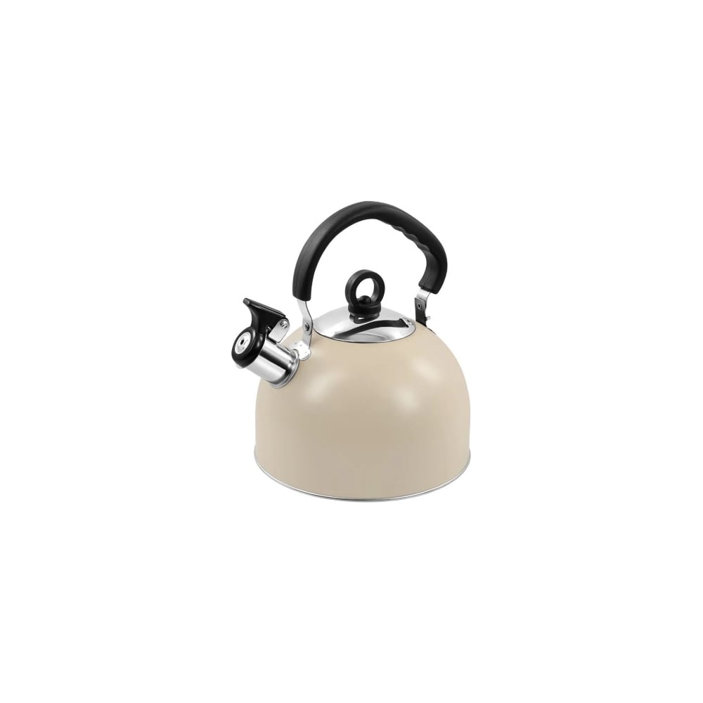 Изображение товара Чайник LUMME LU-269 бежевый матовый со свистком 43331