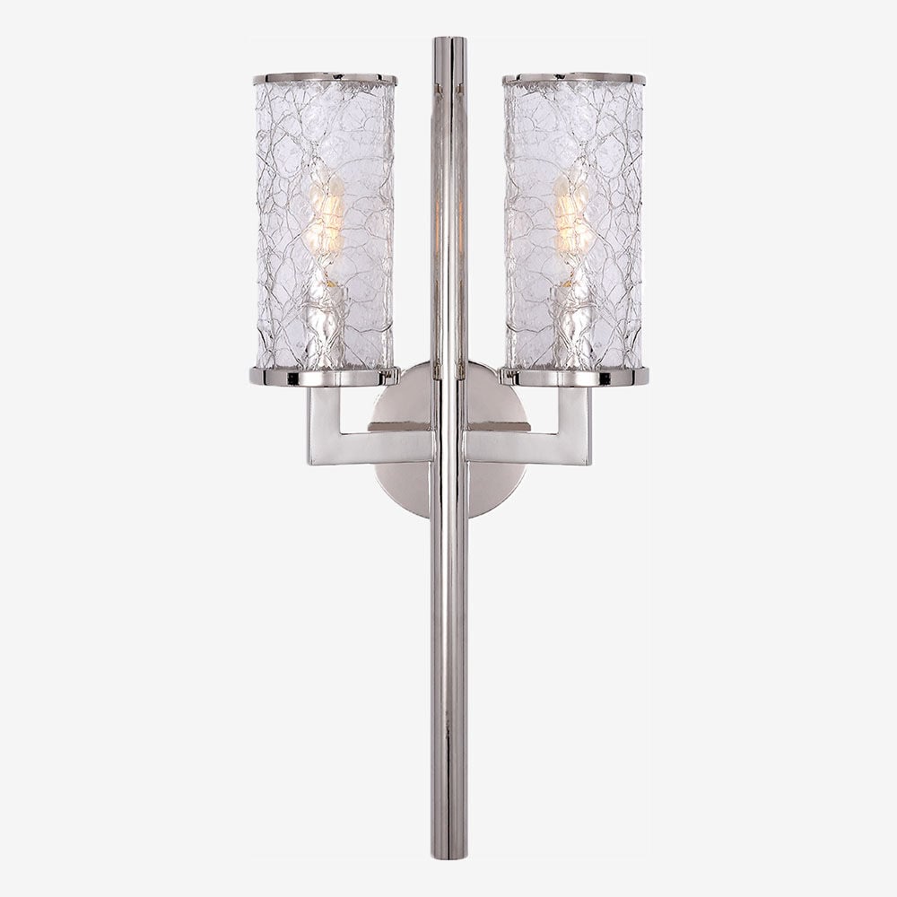 Изображение товара Бра IMPERIUMLOFT Liaison Double Arm Sconce хром современное настенное освещение