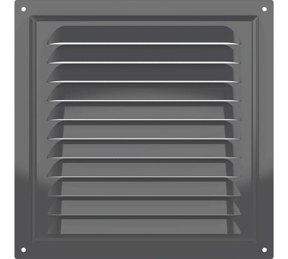 Изображение товара Решетка вентиляционная ERA МЭ сетка 200x200 окрашенная сталь Gray 2020МЭ Gray