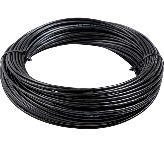Изображение товара Витая пара Retic UTP 4 пары 5E CCA наружный PE чёрный 80 м UTP4-C5E-CCA-OUT-PE-80-TWCS