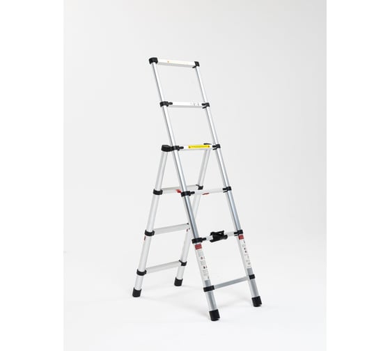 Изображение товара Лестница стремянка телескопическая WORKY 6+4 ступеней 1,7м + 1,1м ARD259940