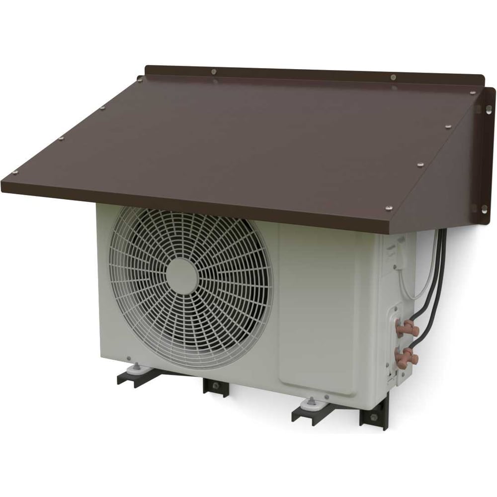 Изображение товара Защитный козырек для кондиционера 315х850х520 мм усиленный АрсеналЪ кк850У коричневый