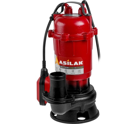 Изображение товара Насос погружной для грязной воды ASILAK SLP-1500 AS4410-1