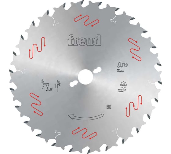 Изображение товара Пила дисковая Freud 250x3.2x30 мм, Z22, HM Lu1C 0100