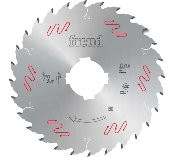 Изображение товара Пила дисковая Freud 250x3.2x30 мм, Z24, HM Lu1D 0100
