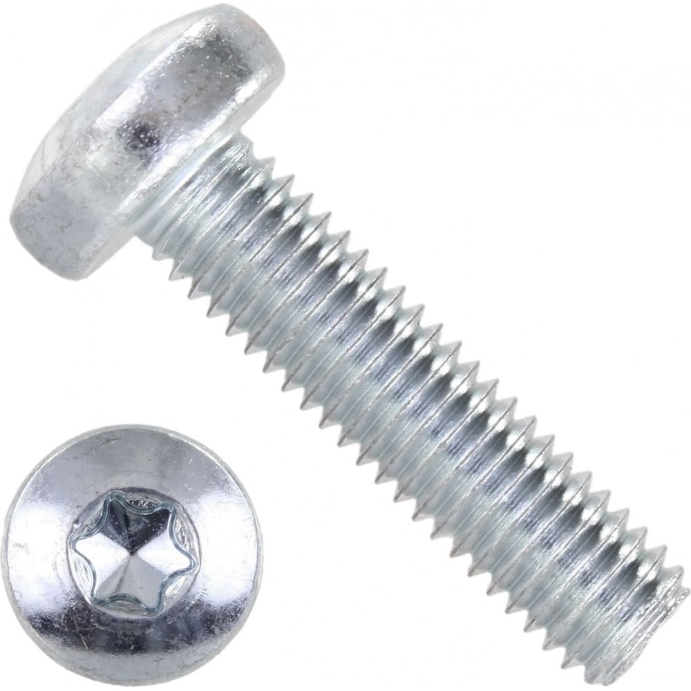 Изображение товара Винт ОПМ ISO 14583 DIN 7985 T-30 М6x12 А2 500 шт.