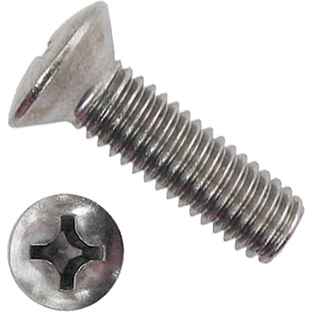 Изображение товара Винт ОПМ DIN 966 М2x8 4.8 цинк 200 шт. крепежный элемент