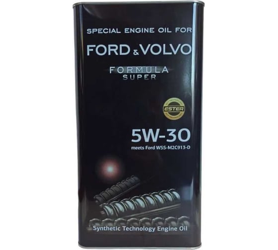 Изображение товара Синтетическое моторное масло Fanfaro FOR FORD AND VOLVO 5W30 (metal) 5 л FF6716-5ME-E