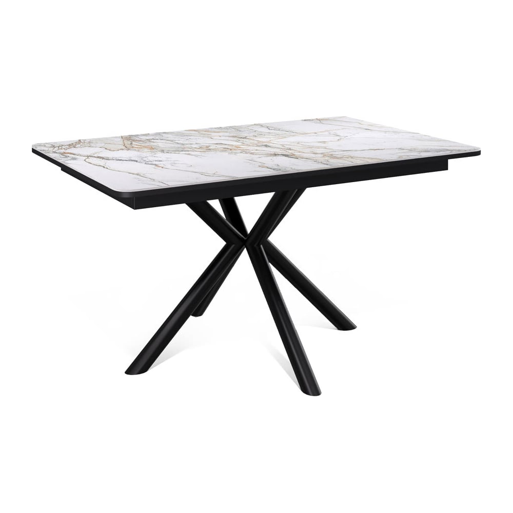 Изображение товара Стол KENNER DM1400 раздвижной прямоугольный с керамической столешницей и металлокаркасом