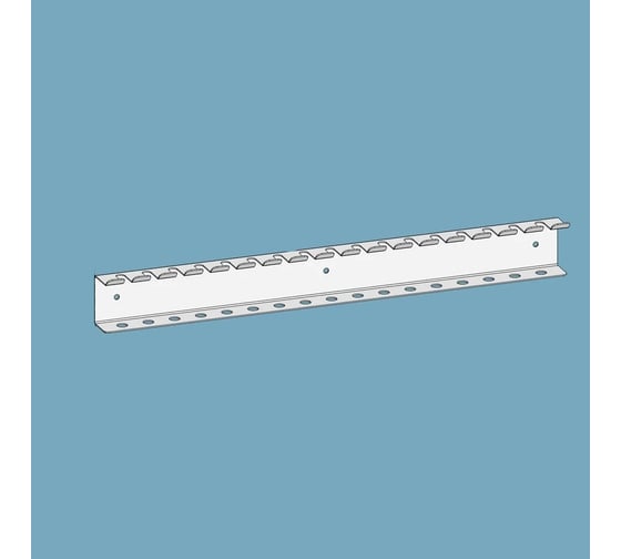 Изображение товара Держатель для отверток двойной, металлический настенный, белый, лофт, 590 мм Parallax Параллакс 523WN030050590-OTV