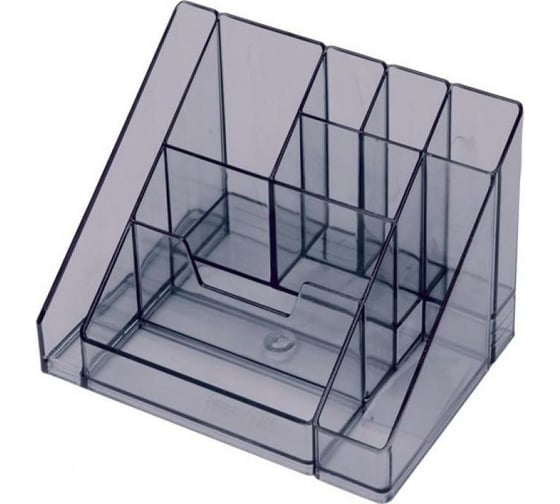 Изображение товара Подставка для канцелярских мелочей Attache каскад, 9 отделений, серая 913421