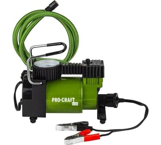 Изображение товара Компрессор автомобильный PROCRAFT 35 л/мин, 168Вт, 14А, 7 бар, крокодилы, сумка LK190